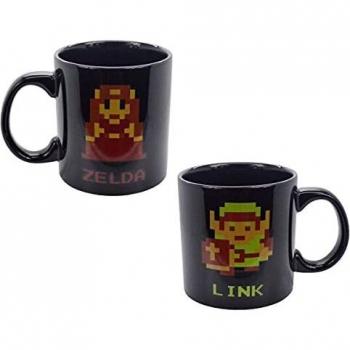 Taza Zelda y Link 8 bits 600ml