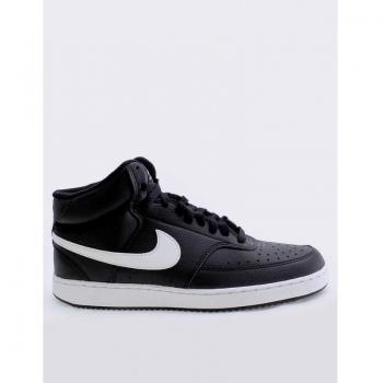 Nike Court Vision Mid Men's Shoes - Black/White - Size 9