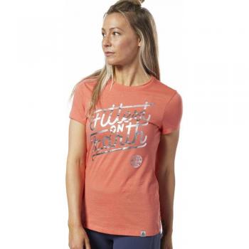 Reebok RC Fittest On Earth tee Camiseta, Mujer, Rosette, L