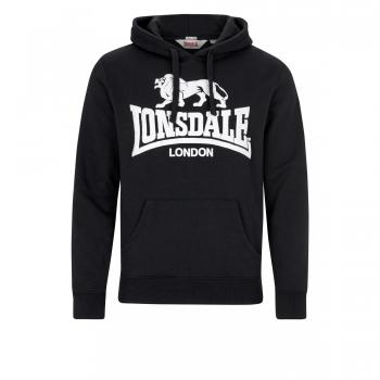 Lonsdale Go Sport 2 Black Hoodie for Men - XL Size