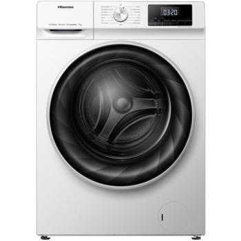 Lavadora Hisense WFQY701418VJM - 7Kg, 1400rpm, Vapor, Clase B, Libre Instalación, Blanca