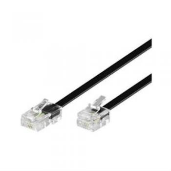 Microconnect MPK451S cable telefónico 1 m Negro - Cable para teléfonos fijos