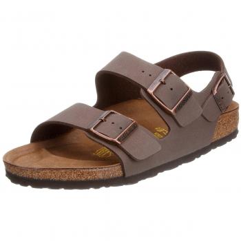 Birkenstock Milano Unisex Sandals - Mocha Brown, Regular Fit, Softfootbed