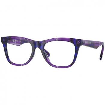 Burberry JB2012F Gafas Recetadas para Niños Ajuste Asiático 4113 Color Púrpura Tamaño 47 - Bloqueo de Luz Azul Disponible