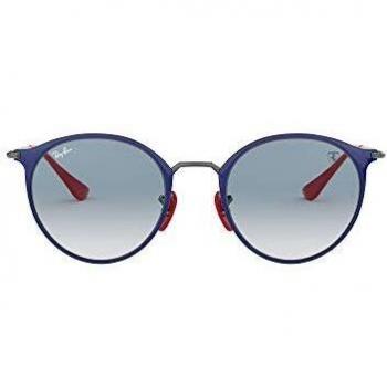 RAYBAN Unisex's 0RB3602M F0243F 51 Sunglasses, Gunmetal On Top Clear Gradient Blue