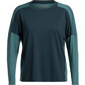 Icebreaker Kinetica LS Crewe Nightfall/Blue Spruce M