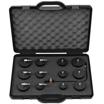Juego de maletín de comprobación del sistema de aire de carga para turbocompresor, 13 piezas - KS Tools 150.1825