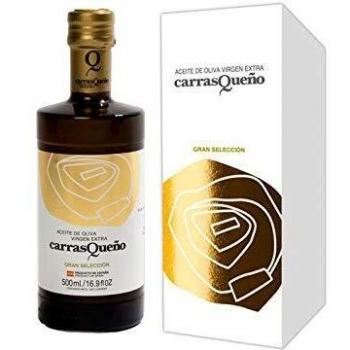 Caja 6 unidades Carrasqueño Gran Selección - Aceite de Oliva Virgen Extra - Botella Crista 500ml - Tapón Irrellenable