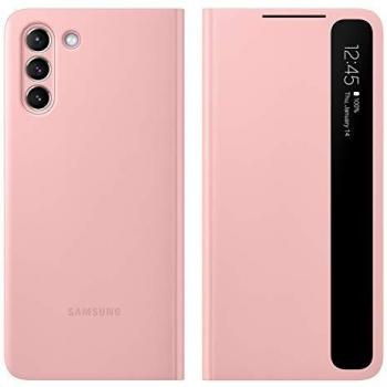 Funda Samsung Clear View para Galaxy S21 Plus Rosa EF-ZG996CP