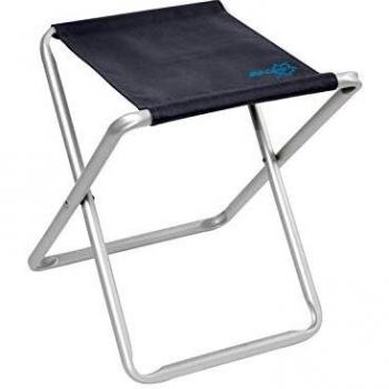 Taburete Plegable de Aluminio para Camping - Mini Hocker Gris