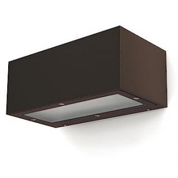 Aplique LED ISORA Novolux Lighting - Alta Luminosidad 2x8.3W, 1595lm, IP65, CRI80, 4000K, Marrón Cobrizo