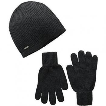 Dsquared2 completo gorro y guantes de hombre nuevo knit gris EU UNI W15KA1001 01W 2128