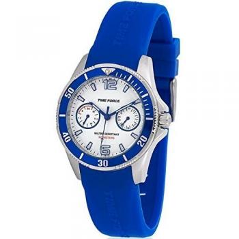 Time Force Reloj cadete con Correa de Caucho para niños TF4110B13
