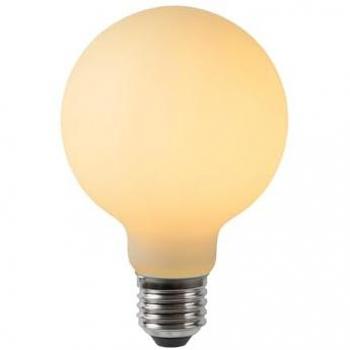 Lámpara LED E27 G80 Regulable 5W 500lm Ópalo Beige