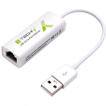 Adaptador USB a Ethernet Techly 107630 de alta velocidad de transferencia de datos