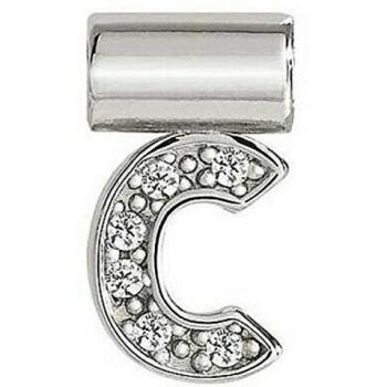 Colgante de Plata SeiMia Letra C con Zirconitas Blancas
