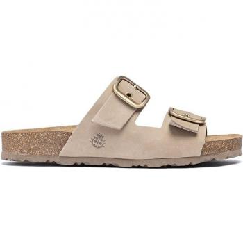 Sandalias de Piel Jerba 136 beige Yokono