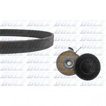 Kit de poleas con correa de distribución DOLZ SKD224A