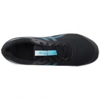 Zapatillas de running ASICS Patriot 13 GS infantiles negras y grises para niños, diseño neutral