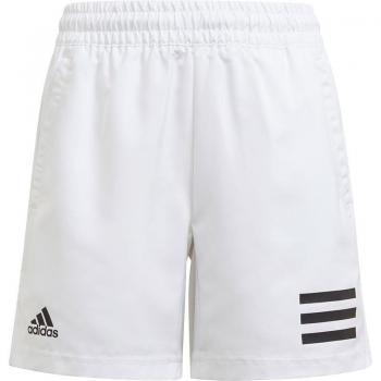 Adidas Club 3 Stripes Shorts Chicos - Blanco, Negro