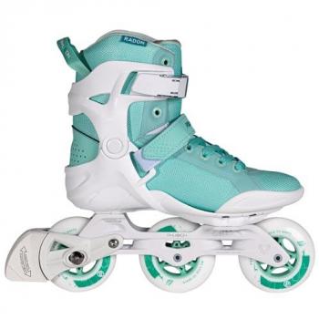 Powerslide Patines en Línea Radon 3x90 para Mujer, con ruedas de 90 mm, chasis de aluminio, sistema de cierre rápido y diseño ergonómico