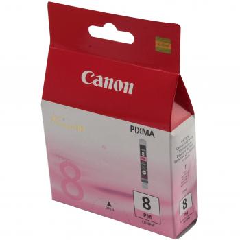 Canon CLI-8 PM Cartucho de tinta original Foto Magenta para Impresora de Inyeccion de tinta Pixma iP6600D-iP6700D-PRO9000-PRO9000MarkII