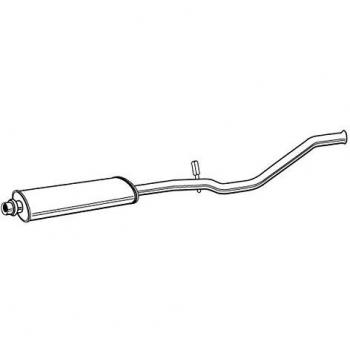 Silencioso Intermedio Walker 22618 para Peugeot 307 Break
