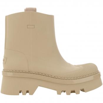 Chloé Women's Raina Rubber Rain Boots, Beige, Size 40 (10 US)