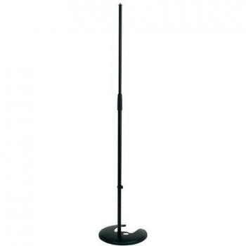 K&M 26045 Black Microphone Stand - Stackable Design