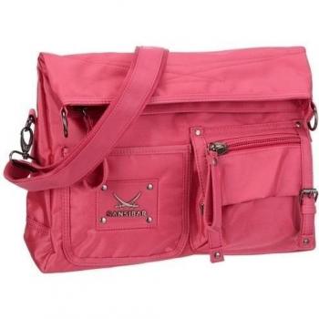 Sansibar Twister Ltd. Edition B-961 TL 20 - Bolso de hombro para mujer, color rosa, talla 33x25x11 cm