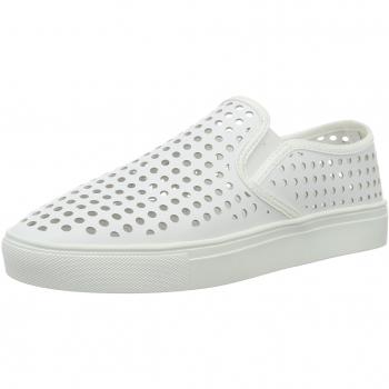 Bianco Punched Loafer Jfm17, Mocasines para Mujer, Blanco
