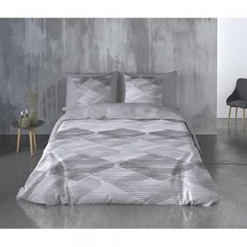 Juego Nórdico Pierre Cardin Modelo Lugano de 3 Piezas - Tacto Extrasuave, Elegante y Confortable, Ideal para Todas las Estaciones, Dimensiones 260x240 cm, Color Gris