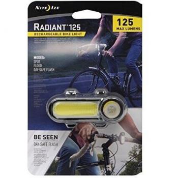 NITEIZE RADIANT125 - LUZ DE Bicicleta Delantera 125 LUMENS - Blanca