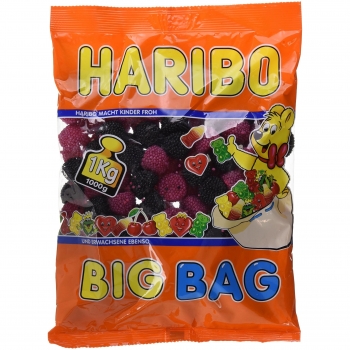 HARIBO - Berries - Caramelo de Goma, Mora, 1 Kg