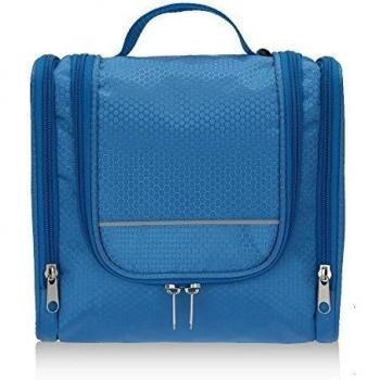 TOMSHOO Bolso Portátil Impermeable de Tocador Kit de Viaje para Mujeres Neceser Maquillaje o Hombres Afeitar Kit con Colgando Gancho