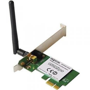 Aqprox PCS70611APPPCIE150V2 - Tarjeta  de red inalámbrica, 150 Mbps