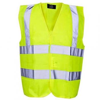 Scan WWHVWC13 High Visibility Waistcoat - Yellow