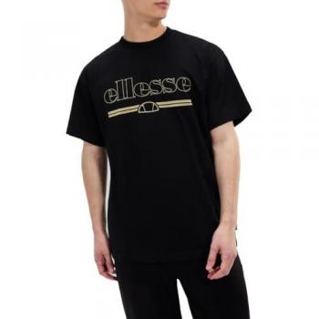 Camiseta de Hombre Ellesse Strazo Negra de Manga Corta