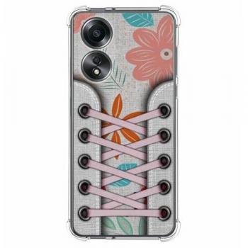 Funda Antigolpes de Silicona para Oppo A58 4G diseño Zapatillas 09 con Dibujos