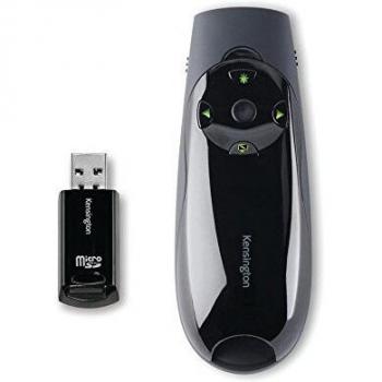 Kensington Expert - Presentador Láser Verde Inalámbrico con Control de Cursor, Joystick y Memoria Integrada K72427EU - Negro