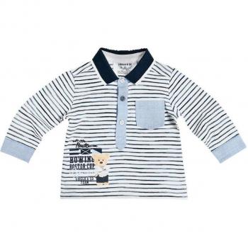 Chicco - Polo - para bebé niño Bianco / blu 3 meses - 56 cm