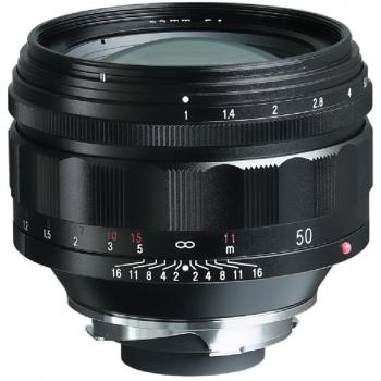 Voigtländer Nokton 50mm f/1.0 Aspherical VM Lens for Leica M (Black)