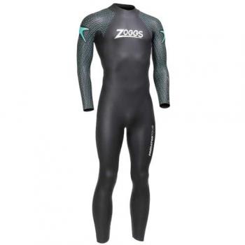 Traje de neopreno Zoggs Predator Tour FS negro turquesa - XS, traje de triatlón de manga larga para hombres