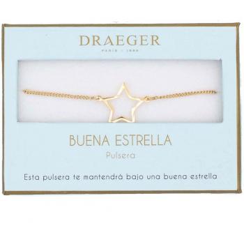 Pulsera Buena Estrella sin Níquel Draeger Dorada