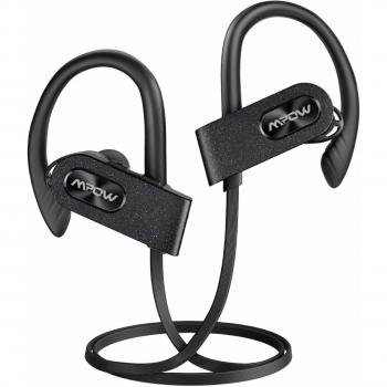 Mpow Flame2 Auriculares Bluetooth 5.0, 13 Horas de reproducción/Tecnología Bass +, Impermeable IPX7 Deportivo para Correr, Auriculares Diseño Mejorado con Pendiente, micrófono para iPhone Android