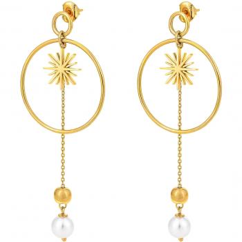 Pendientes Folli Follie Mujer 3E19S130YW 7,3 cm