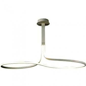 Lámpara Colgante LED Nur Blanco 2 Bombillas 80cm