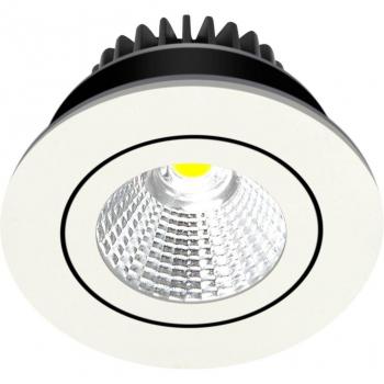 Arcchio LED downlight Jyra, foco empotrado moderno en blanco, 3.000K, hecho de aluminio para salón y comedor (1 llama)