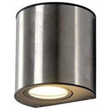 Aplique LED Eco-Light Ilumi para exteriores, acero inoxidable, 6W, tecnología de ahorro energético