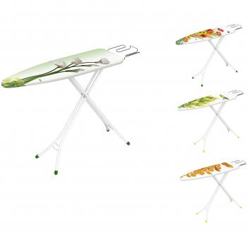 Tabla de planchar Gimi Junior Drop 110x33 cm, acero, altura ajustable 90 cm